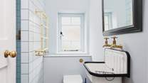 The downstairs shower-room is great for washing off mud if you've been out and about walking.