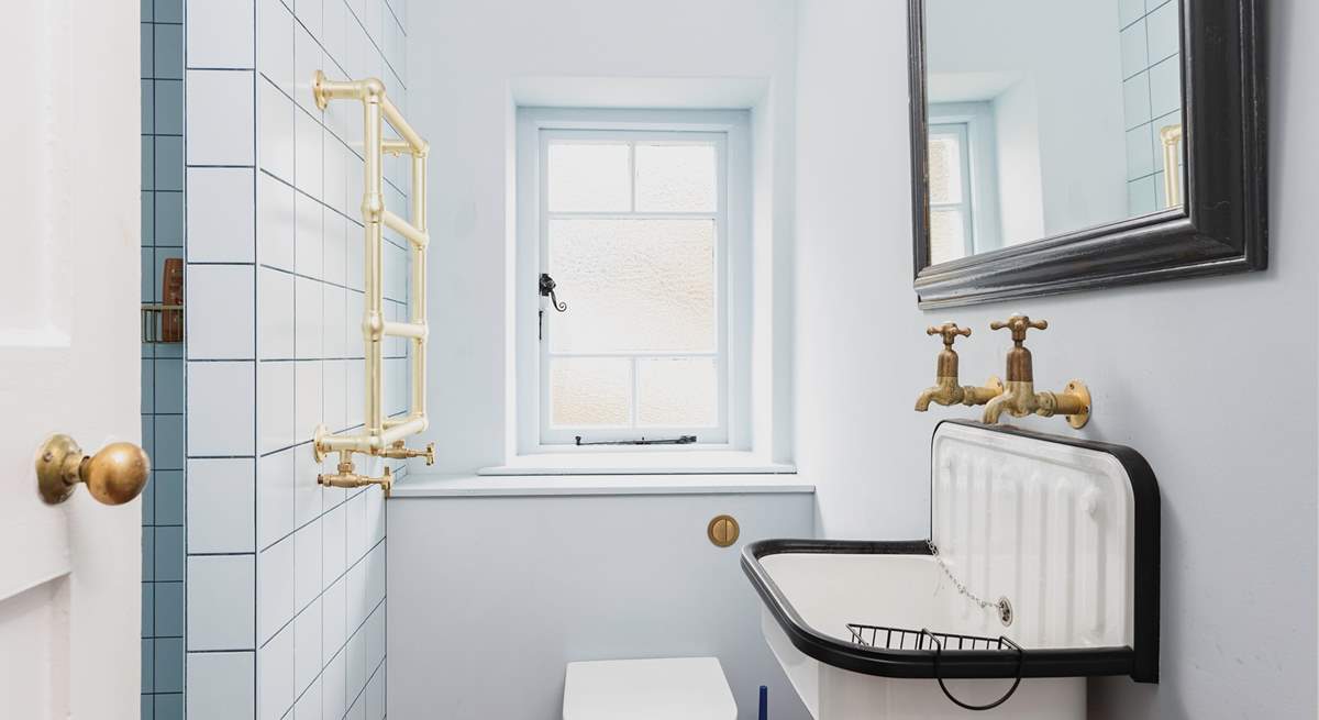 The downstairs shower-room is great for washing off mud if you've been out and about walking.