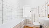 The family bathroom.