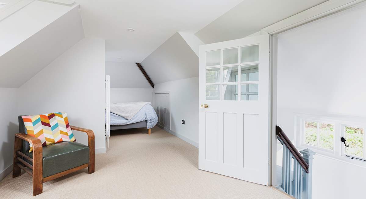 The top bedroom is quirky - mind your head on the sloping ceilings.