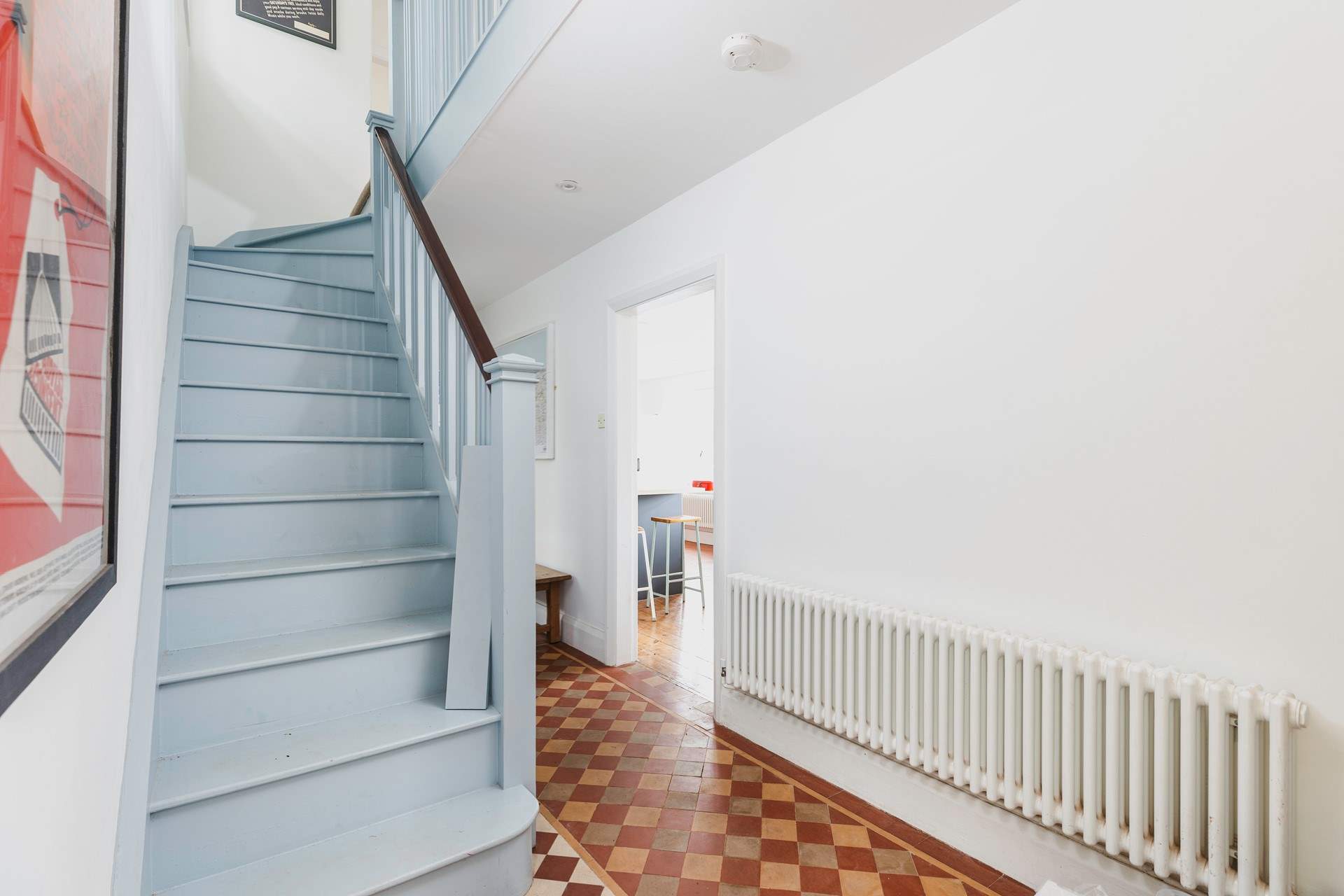 The hall has some lovely features.