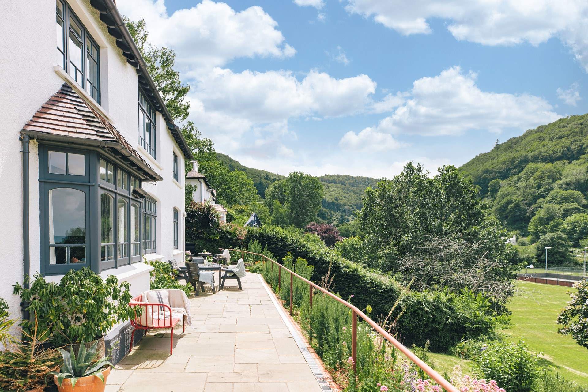 You can walk from the house for miles across Exmoor.