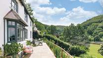 You can walk from the house for miles across Exmoor.