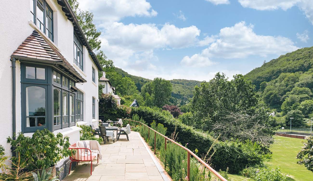 You can walk from the house for miles across Exmoor.