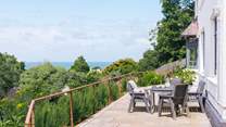 Sit out and enjoy the fabulous sea view.