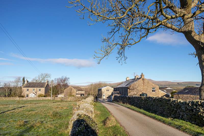 The Dairy with views of Ingleborough beyond, how picturesque is this ? 