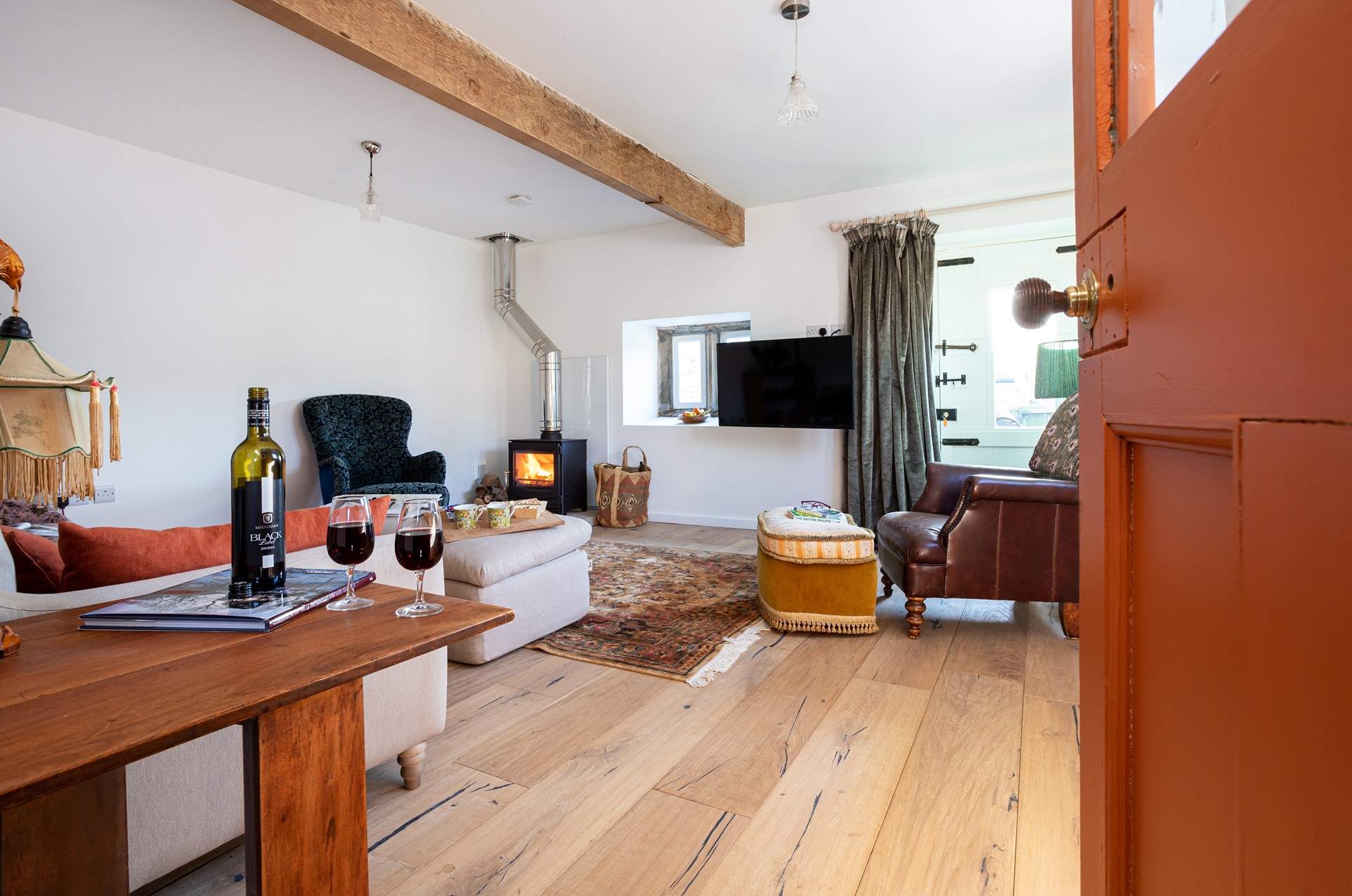 Come into the sitting-room, kick back and relax.