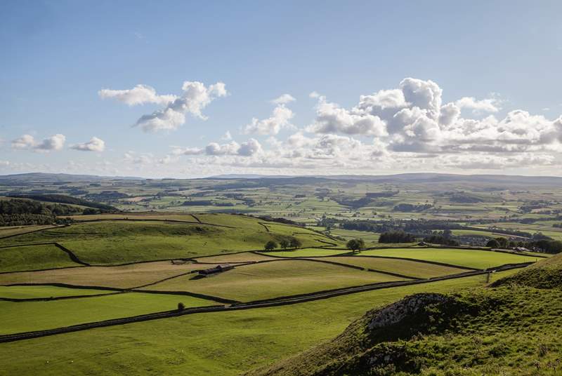 The gorgeous countryside surrounding Settle.