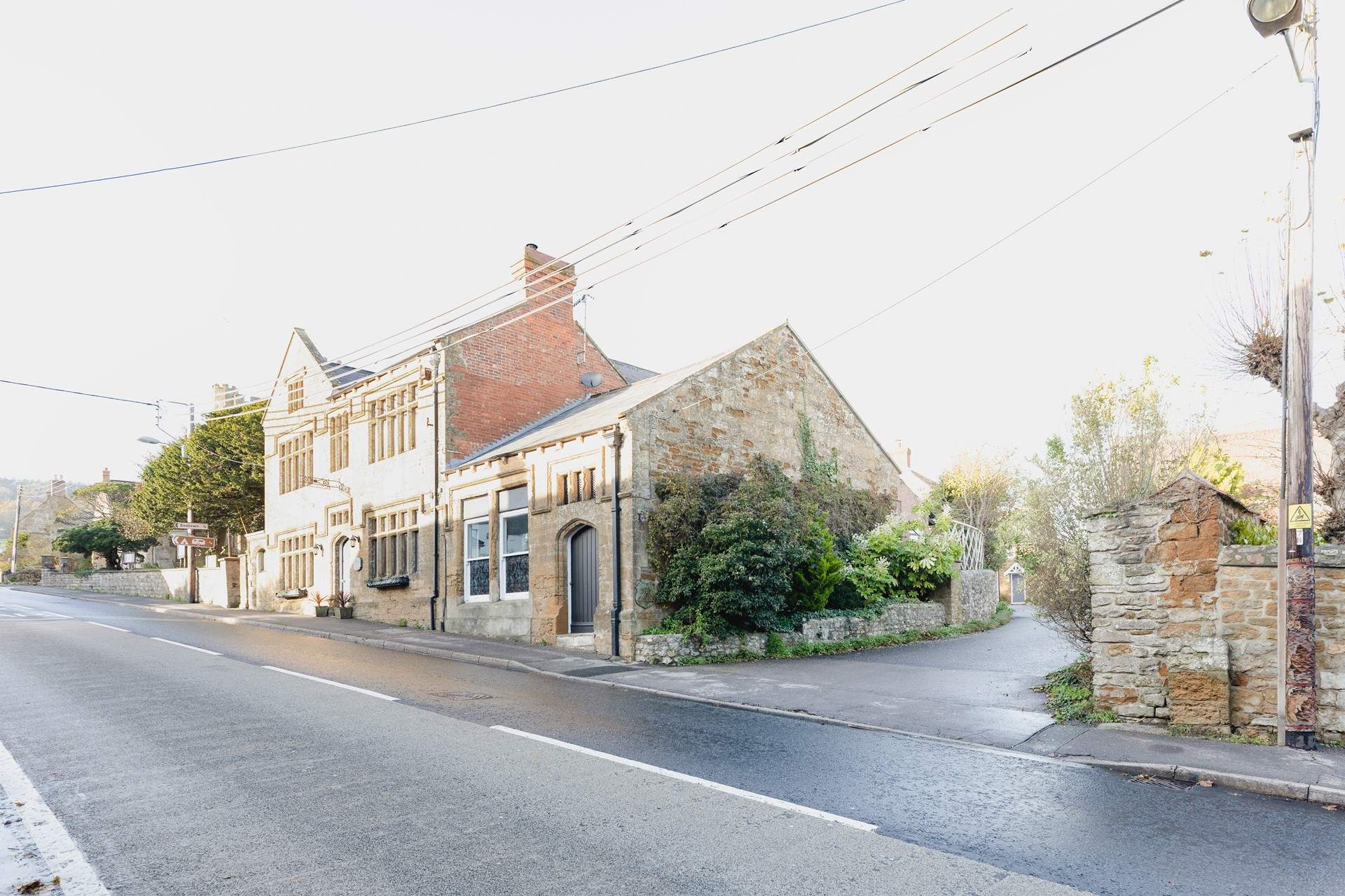 Quince Cottage is found tucked in from the village road.