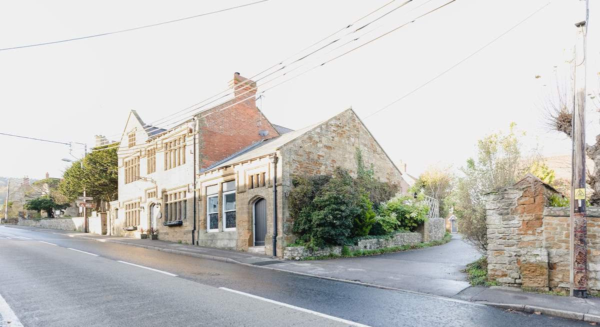 Quince Cottage is found tucked in from the village road.