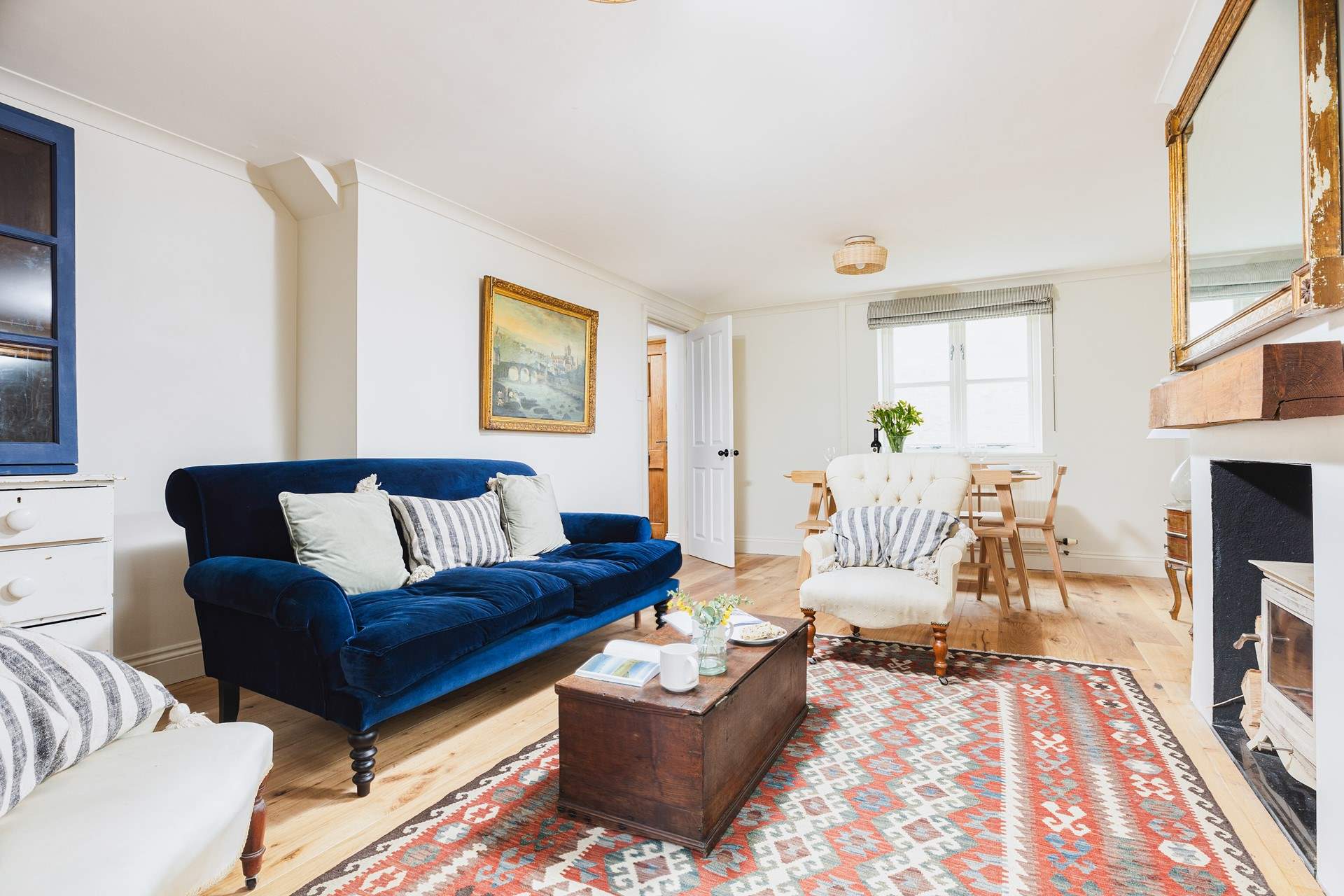 Classic country cottage styling makes this a cosy retreat.