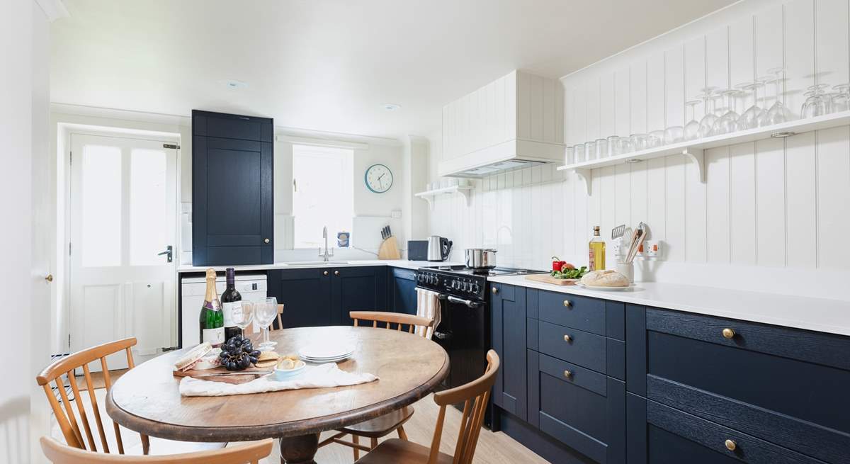 A fresh and welcoming kitchen to cook up a storm in.