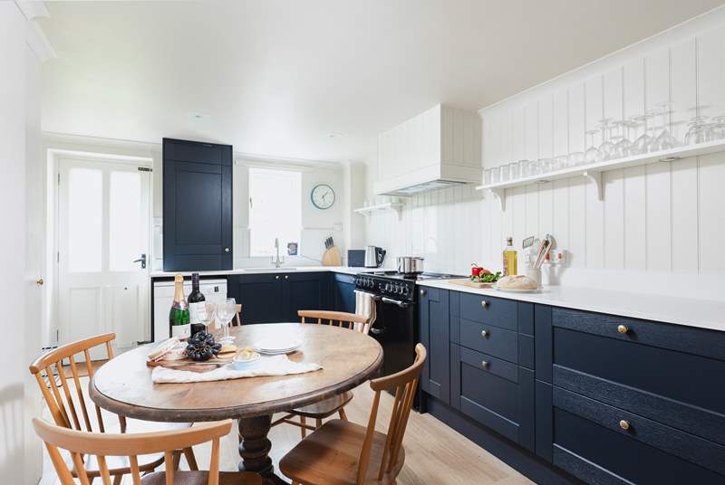 A fresh and welcoming kitchen to cook up a storm in.