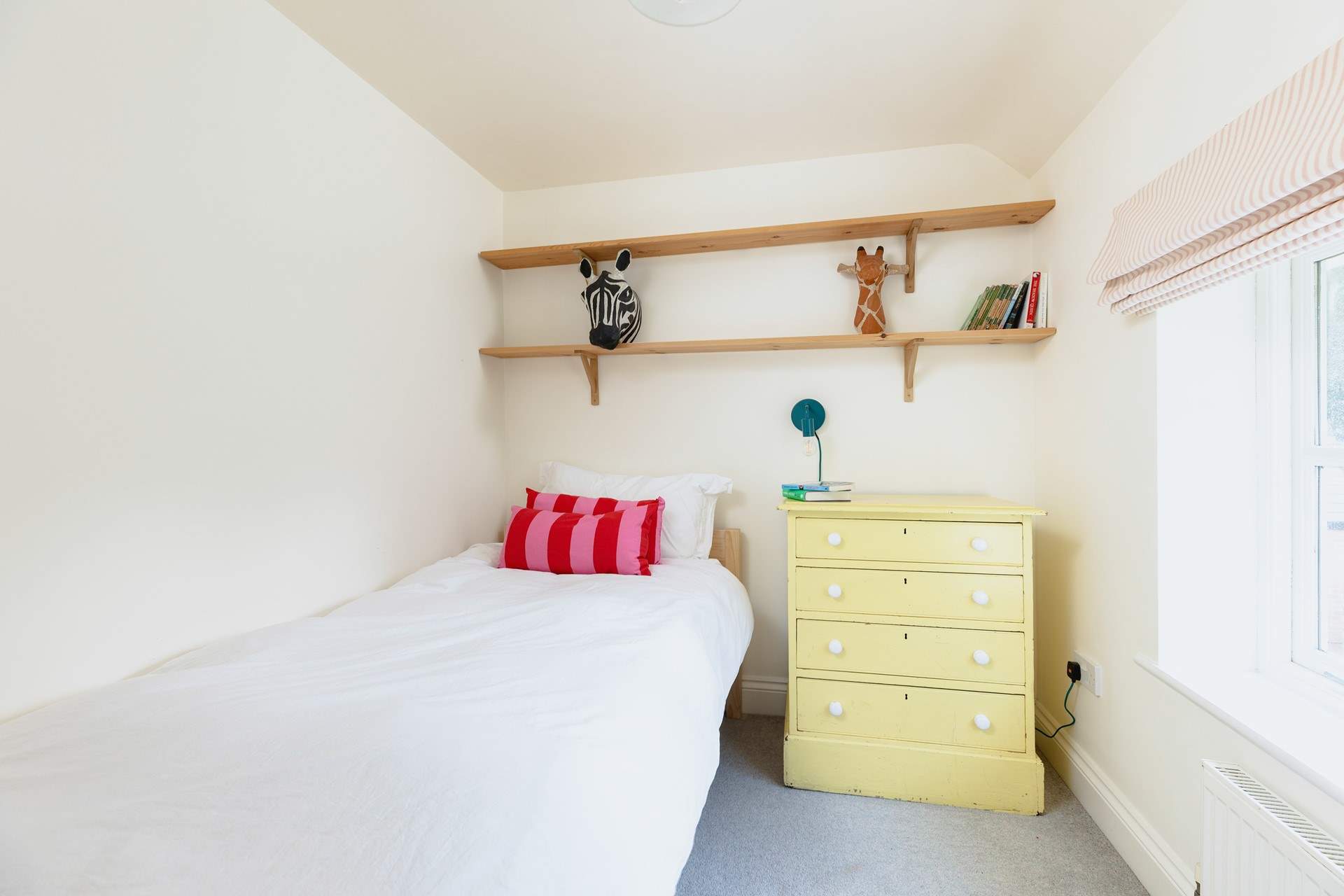 The snug single is bright and cheerful.