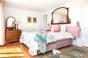 Bedroom one is comfortable and relaxing and the super-king size bed gives you plenty of room to spread out