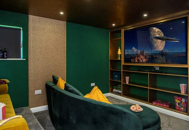 Snuggle up in the cinema room to watch a good holiday movie