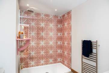 Bedroom One has a pretty en suite shower-room