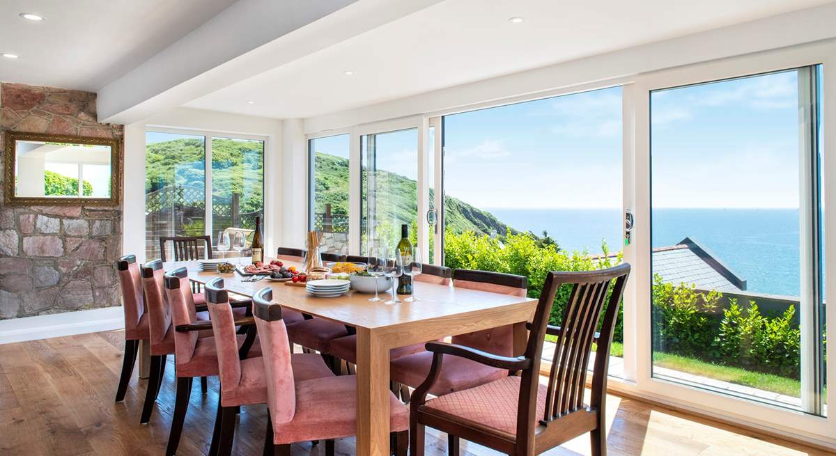 The large floor to ceiling windows certainly make the most of the views