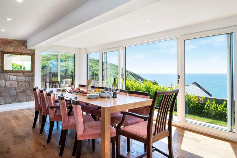 The large floor to ceiling windows certainly make the most of the views