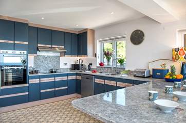 The kitchen area has everything you need when catering for a crowd