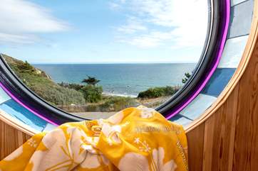 Even the little spa has great views