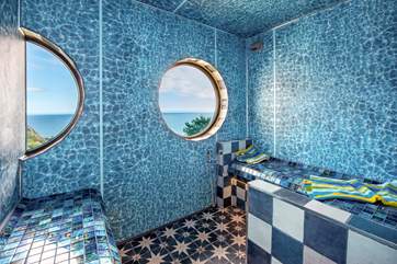The spa facility also has a steam-room