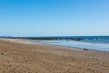 The south coast offers gentler waters