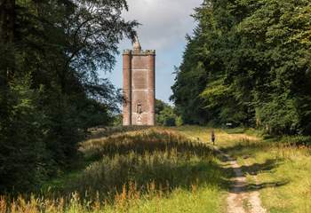 The National Trust's Stourhead Estate features King Alfred's Tower. The climb up to this folly is well worth the effort!