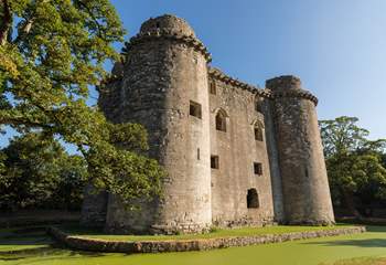 Take a stroll round Nunney Castle. 