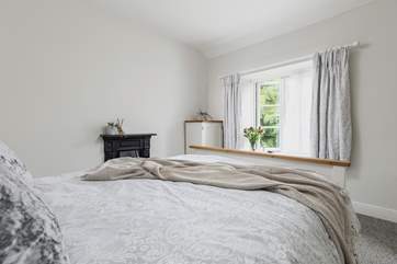 Both bedrooms are comfortable - the main room is calming and fresh.