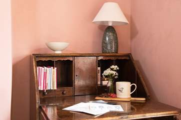 And a sweet bureau should you need to catch up on some work or jot down your holiday memories