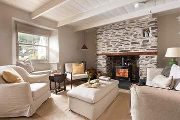 The lounge is the perfect spot for curling up after a day out discovering all the delights of the area.