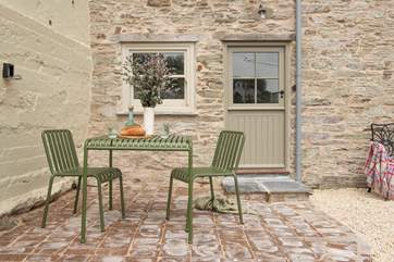 The annexe has it's own front door - ideal for those who want a little extra privacy