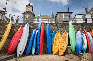 Water sports lovers will enjoy the calm waters of the harbour.