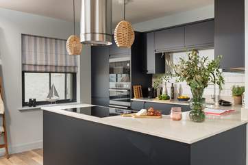 The beautifully crafted kitchen has all the equipment you'll need.