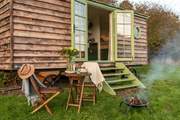 Enjoy a glass of your favourite tipple and snuggle up by the fire-pit.