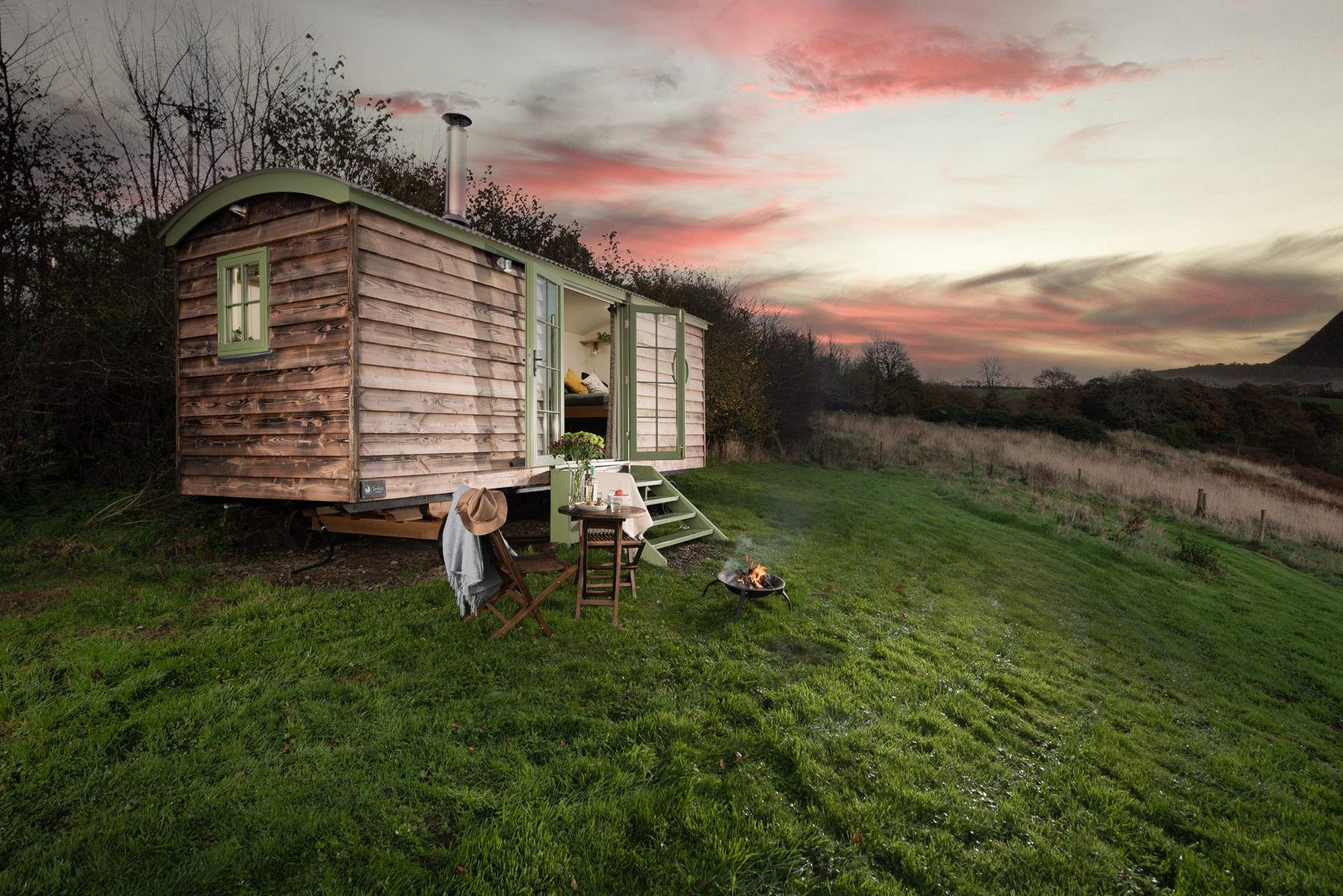 Perched atop a peaceful valley in the tranquil Cornish countryside.