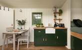 The sweet kitchen area is superbly equipped with everything you'll need. - Thumbnail Image