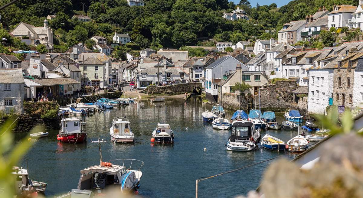 The quaint harbourside village of Polperro is utterly charming.