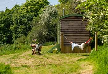  The Hillside Hut is idyllic for some much needed down time.