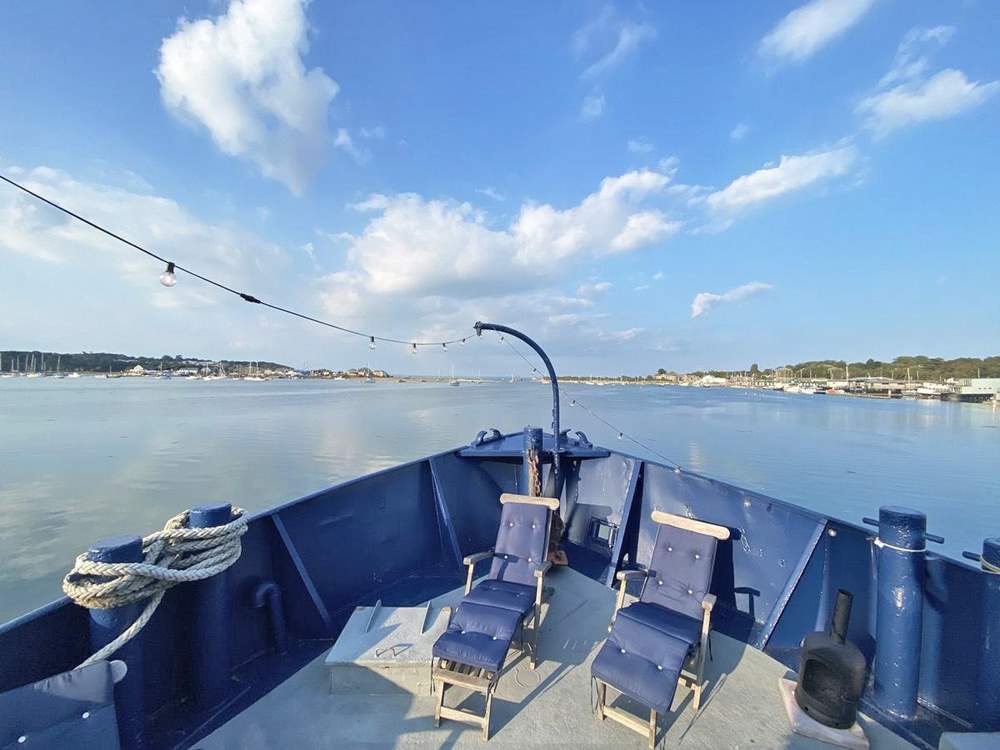 Relax on deck and enjoy the views. Please take care while on board. Children should be supervised at all times.