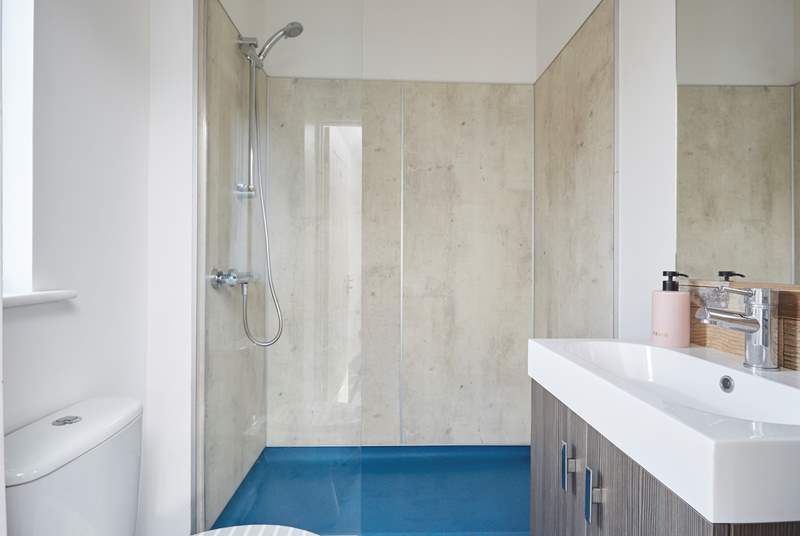 The en suite shower-room to bedroom 1, perfect for a refreshing shower.