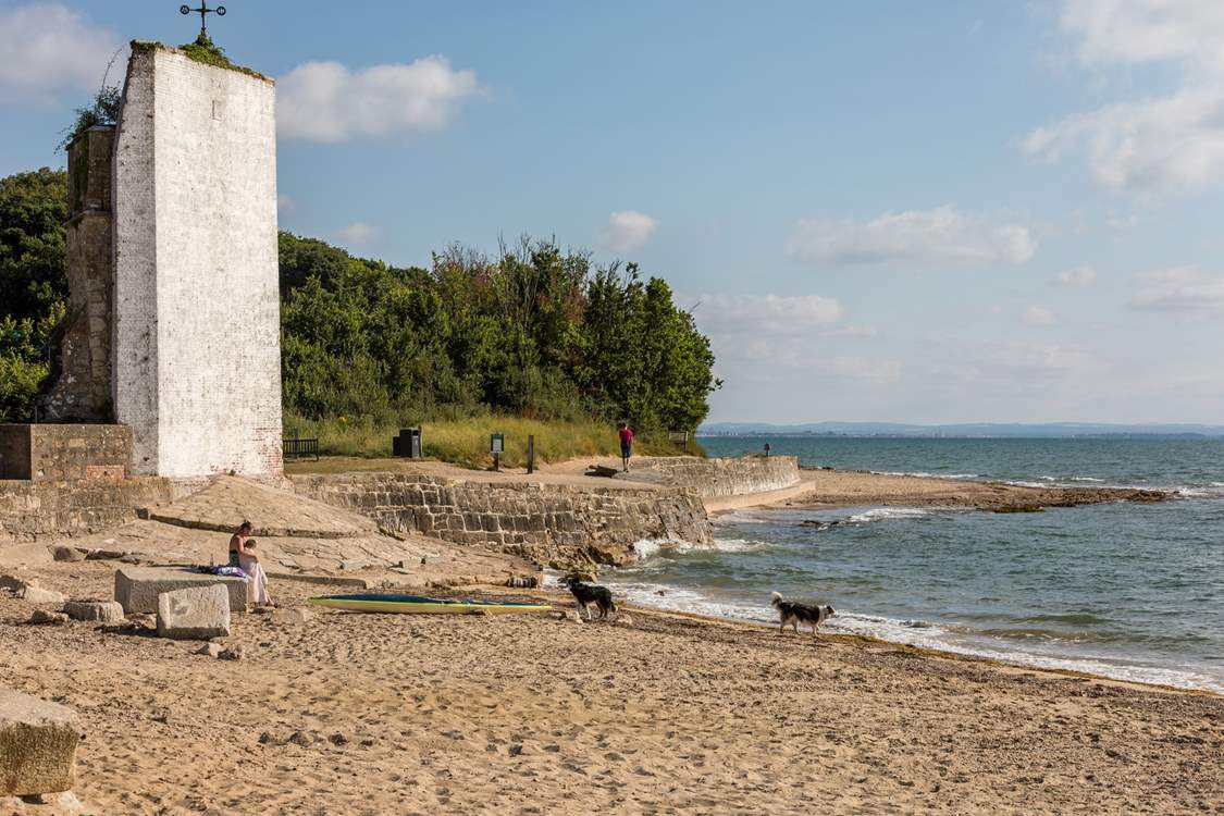 St Helens has a delightful beach and fabulous Solent views.