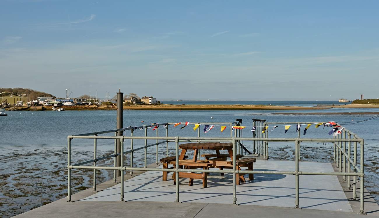 Enjoy the panoramic views  from the upper deck. Please take care on the staircase and supervise children at all times.