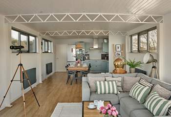 Relax and unwind in this beautifully tranquil space. (Please note there is a Smart TV in the living room).