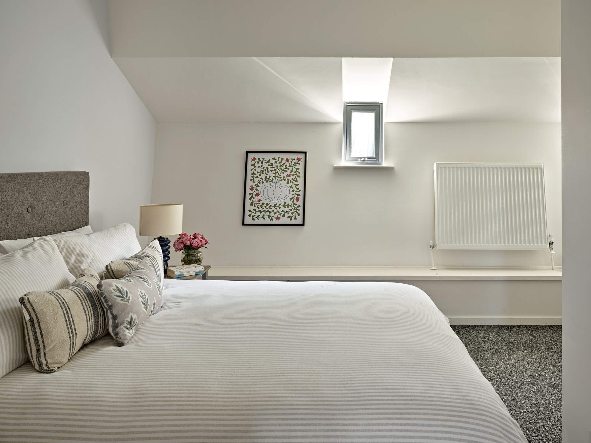 Inviting bedroom 2 with en-suite shower-room is on the lower deck.