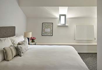 Inviting bedroom 2 with en-suite shower-room is on the lower deck.