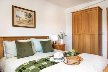 The super comfy king-size bed will ensure you have a good night's sleep.