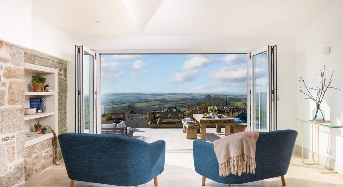 Fling open the bi-fold doors and soak in that view.