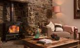 The toasty wood-burner is a welcome sight on those out-of-season breaks. - Thumbnail Image